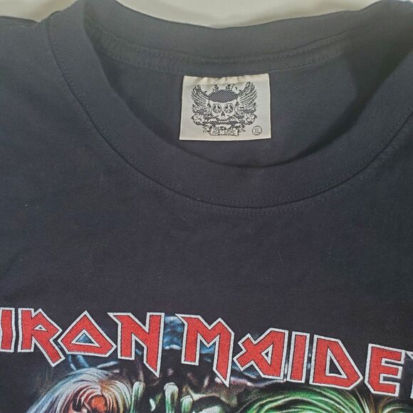 Iron Maiden Men’s Long Sleeve Tee XL Black Killers Vintage Concert T-Shirt - Picture 3 of 7